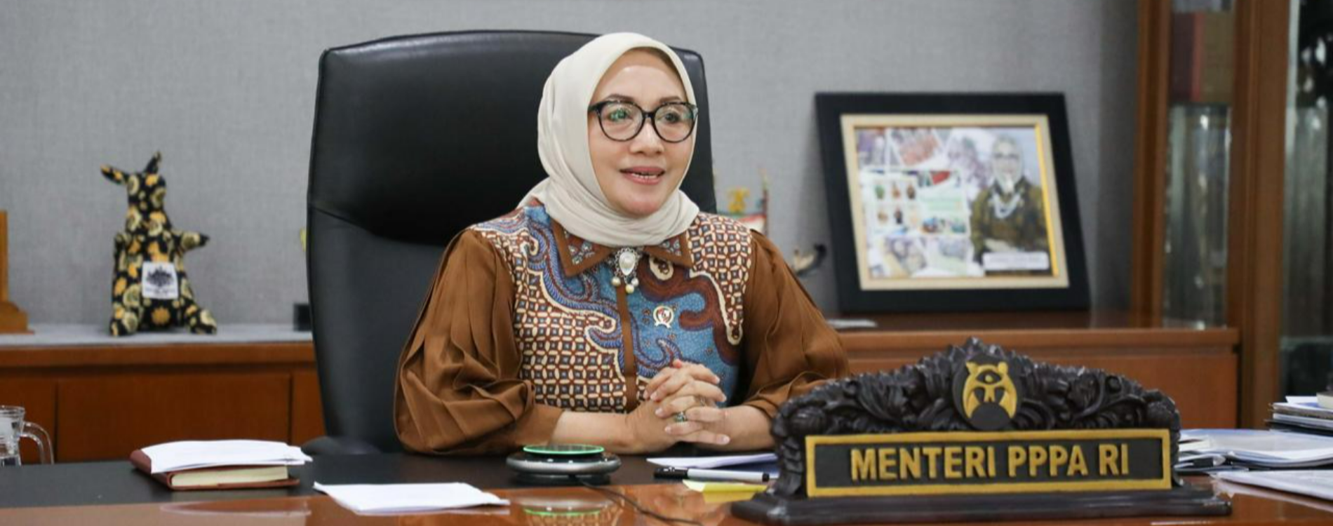 Menteri PPPA Dukung Peluncuran Satgas Peduli Perempuan dan Anak di Kota Padangsidimpuan